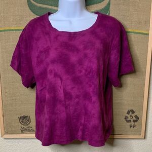 Athleta Magenta Short Sleeve short Tee
